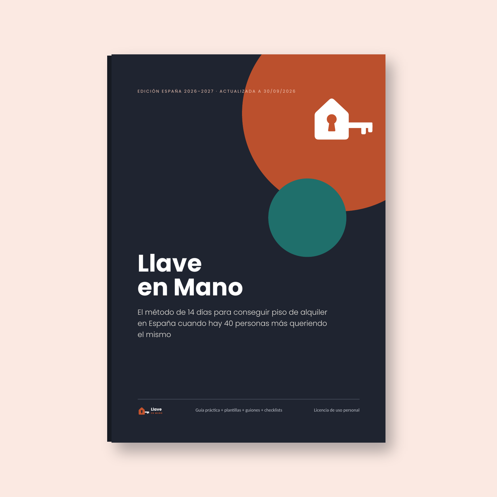 Portada y presentación del ebook Llave en Mano